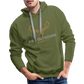 Modern Moose Hoodie - olive green