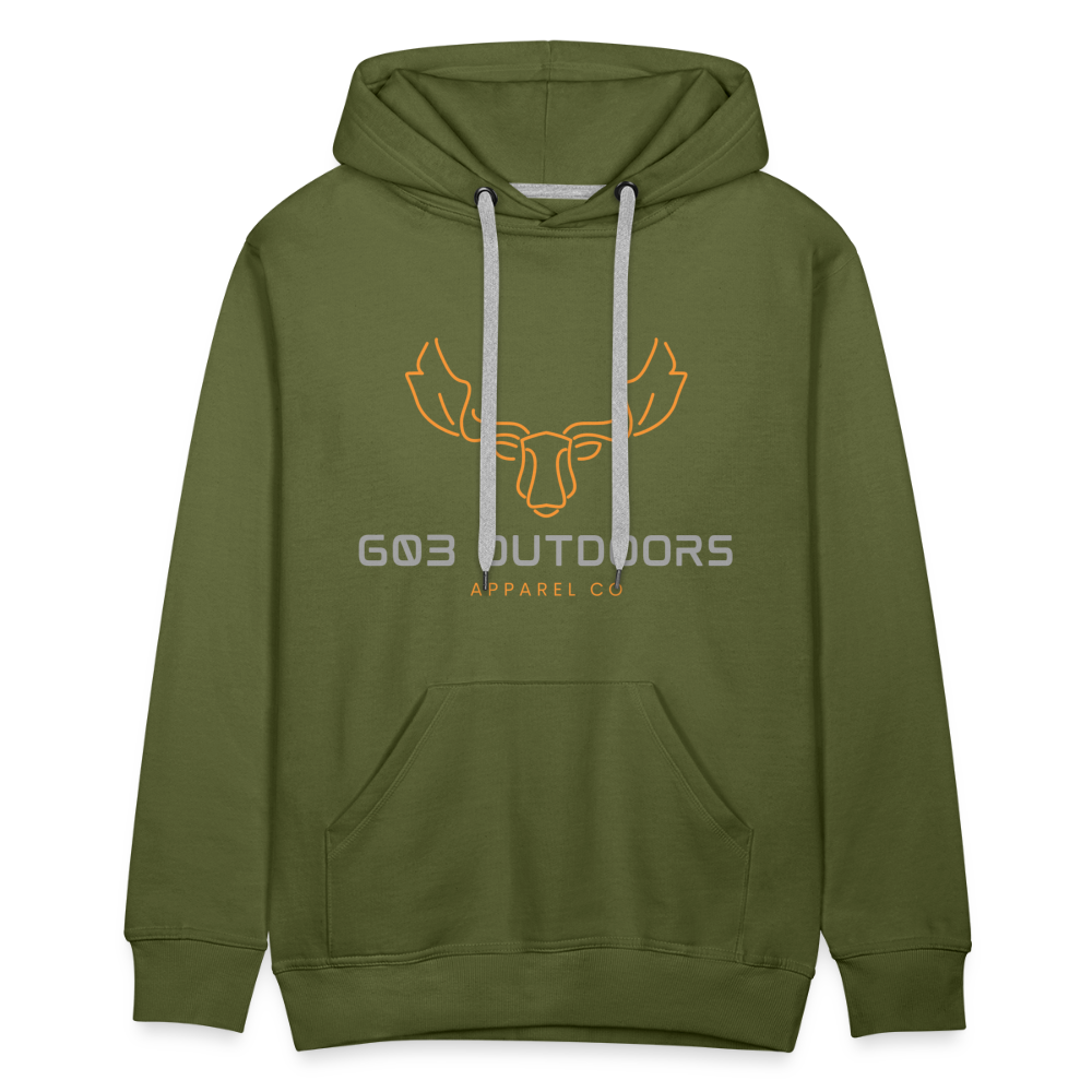 Modern Moose Hoodie - olive green