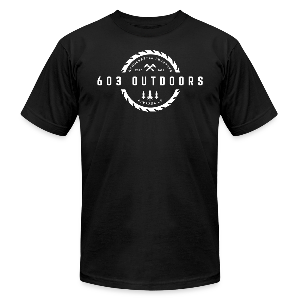 Logger T-Shirt w/ White Logo - black