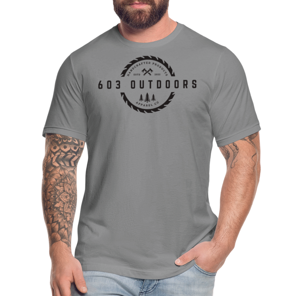 Logger T-Shirt W/ Black Logo - slate