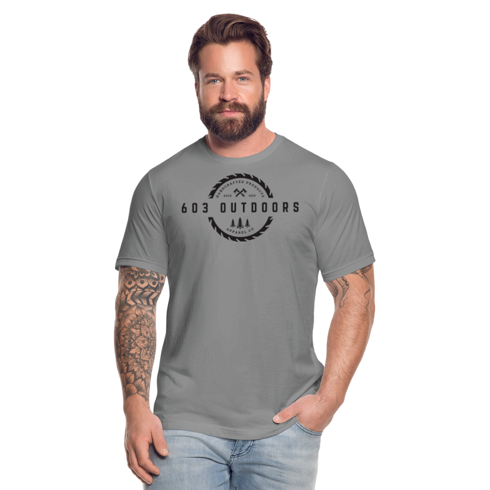 Logger T-Shirt W/ Black Logo - slate