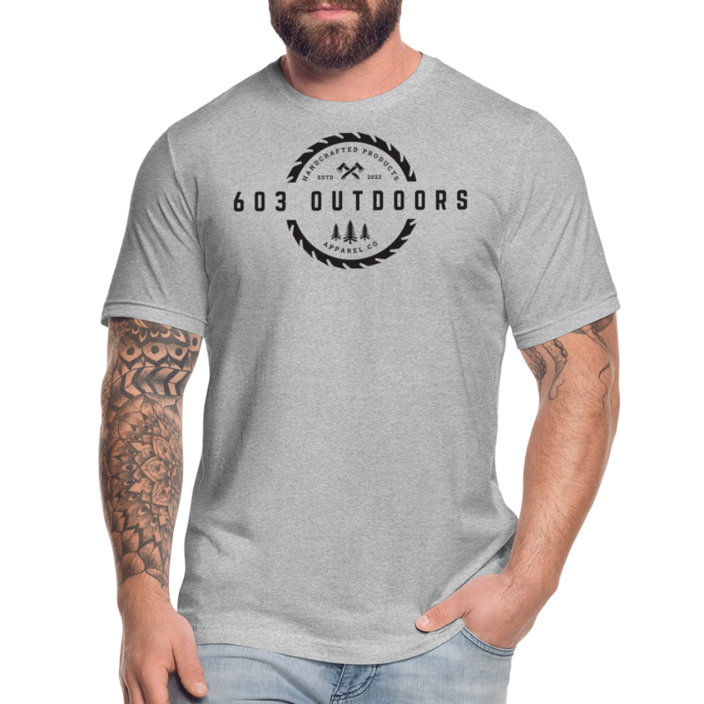 Logger T-Shirt W/ Black Logo - heather gray