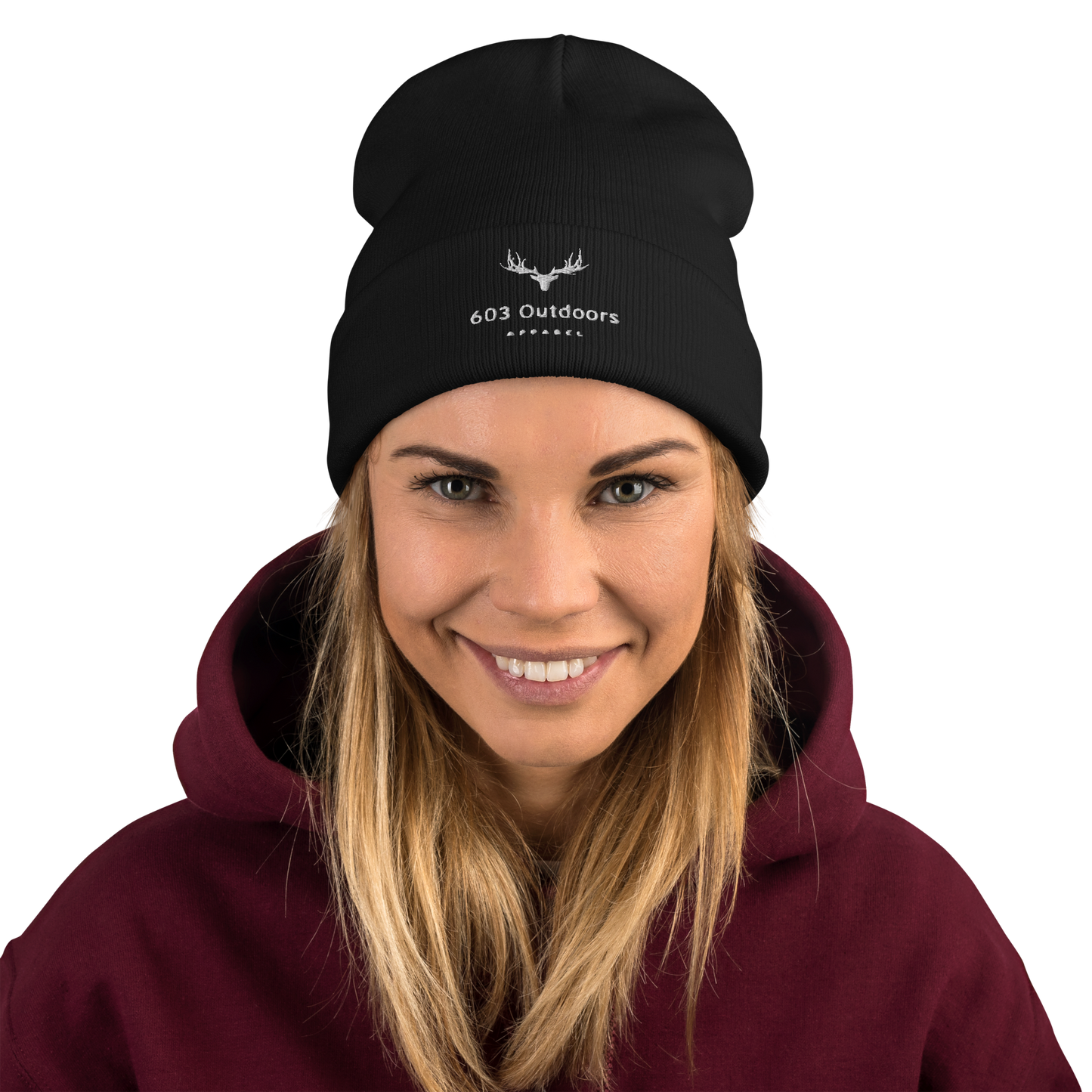 The Buck Embroidered Beanie