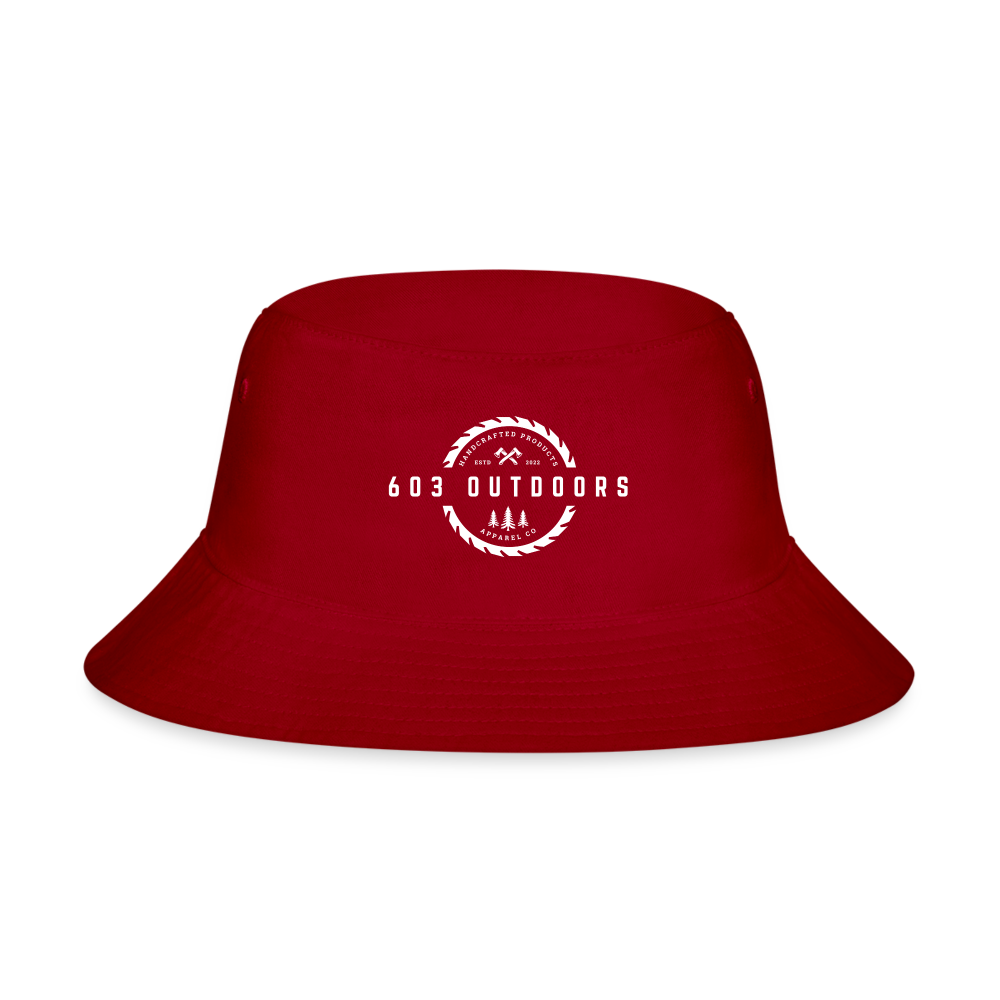 Logger Bucket Hat - red