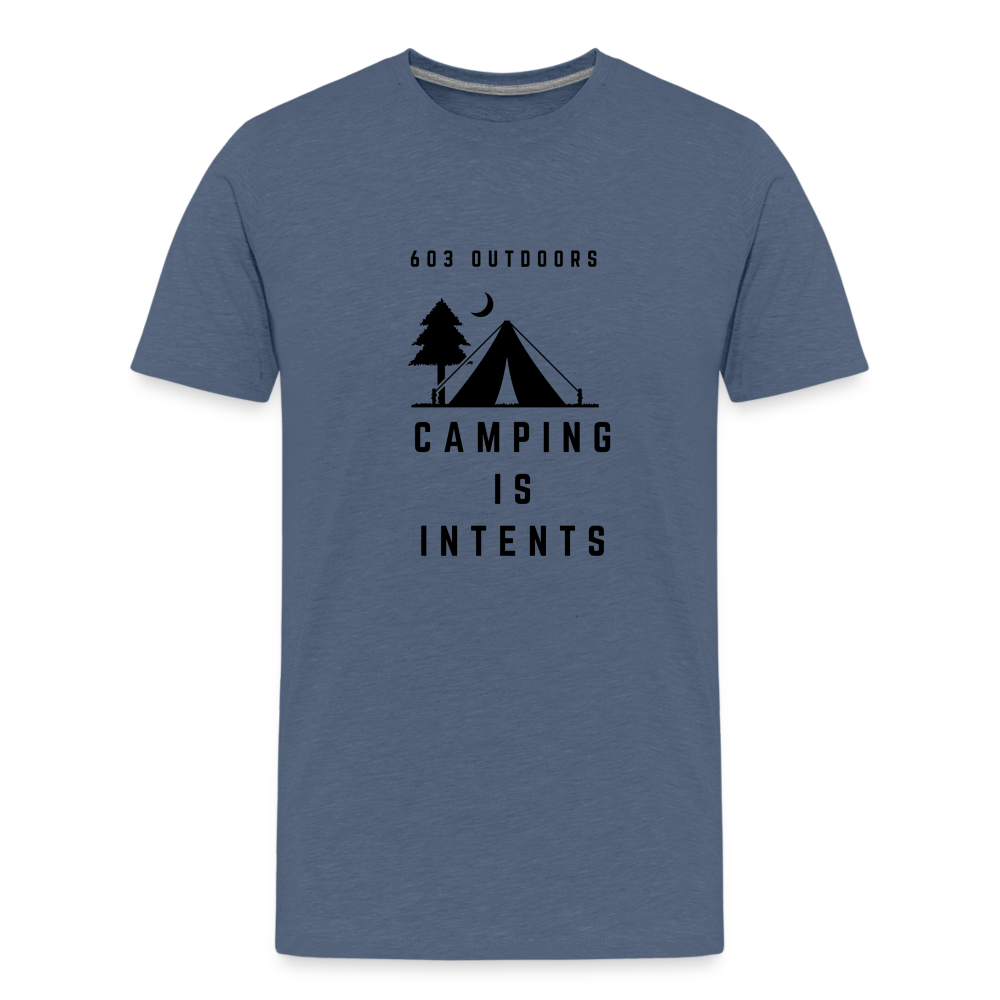 Kids' Camping is Intents T-Shirt - heather blue