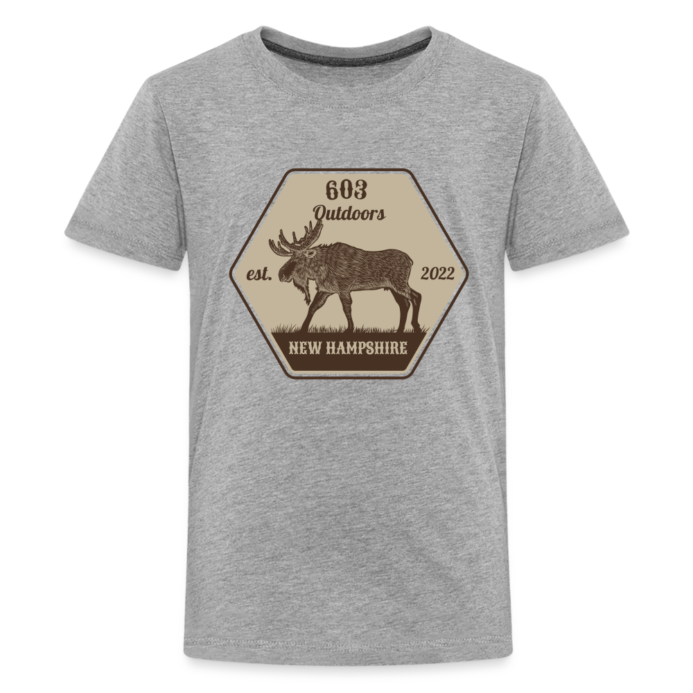 Kids' Classy Moose Premium T-Shirt - heather gray