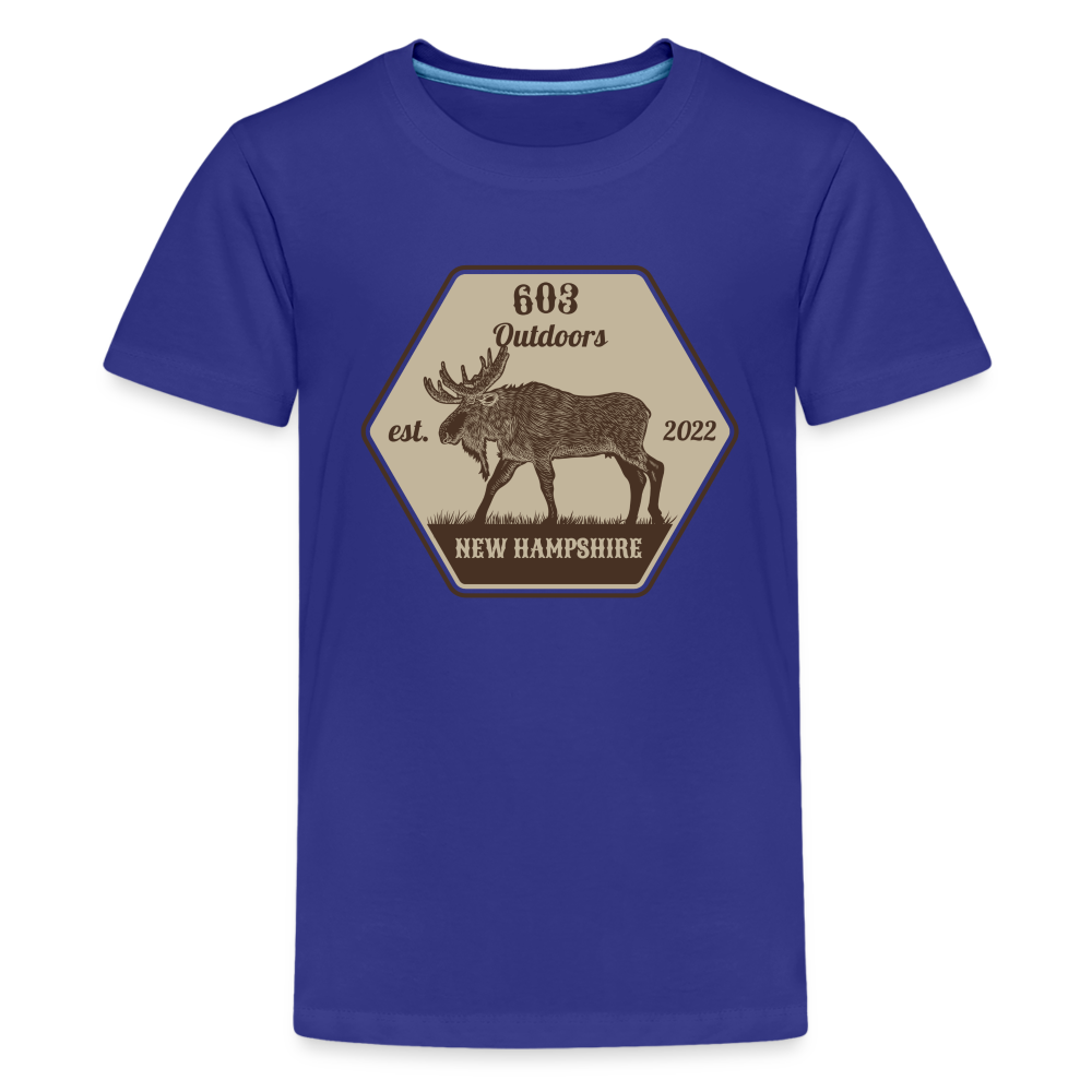 Kids' Classy Moose Premium T-Shirt - royal blue