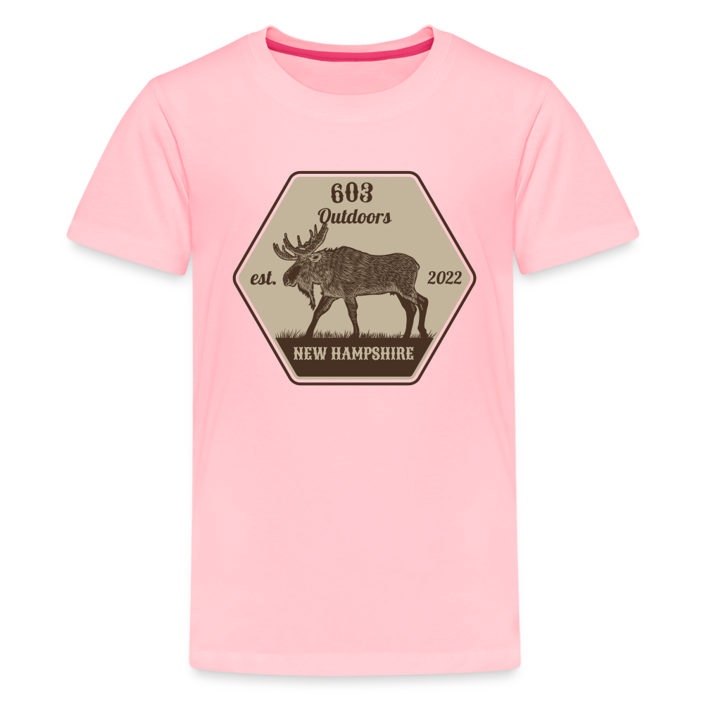 Kids' Classy Moose Premium T-Shirt - pink