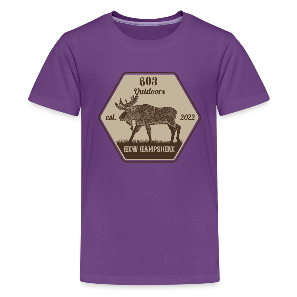 Kids' Classy Moose Premium T-Shirt - purple