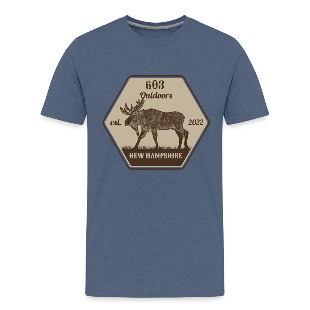 Kids' Classy Moose Premium T-Shirt - heather blue