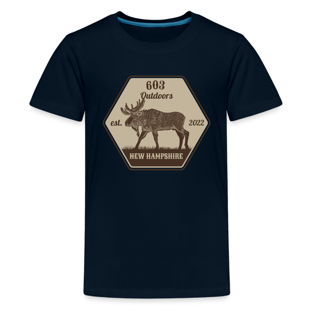 Kids' Classy Moose Premium T-Shirt - deep navy
