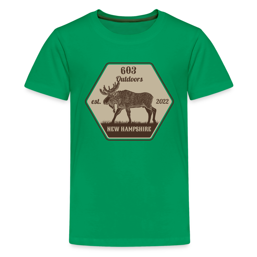 Kids' Classy Moose Premium T-Shirt - kelly green