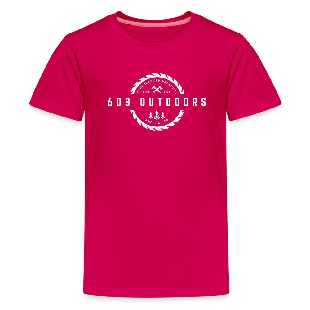 Kids' Premium Logger T-Shirt - dark pink