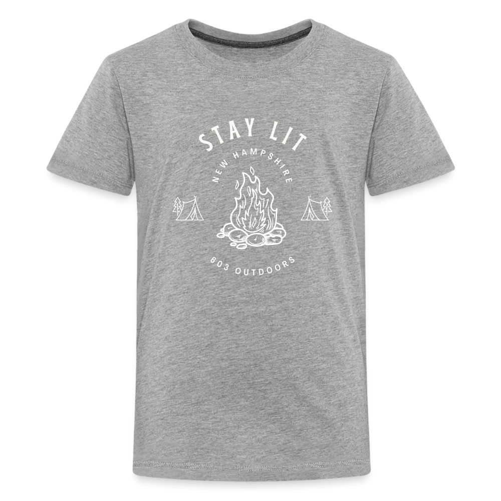 Kids' Premium Campfire T-Shirt - heather gray