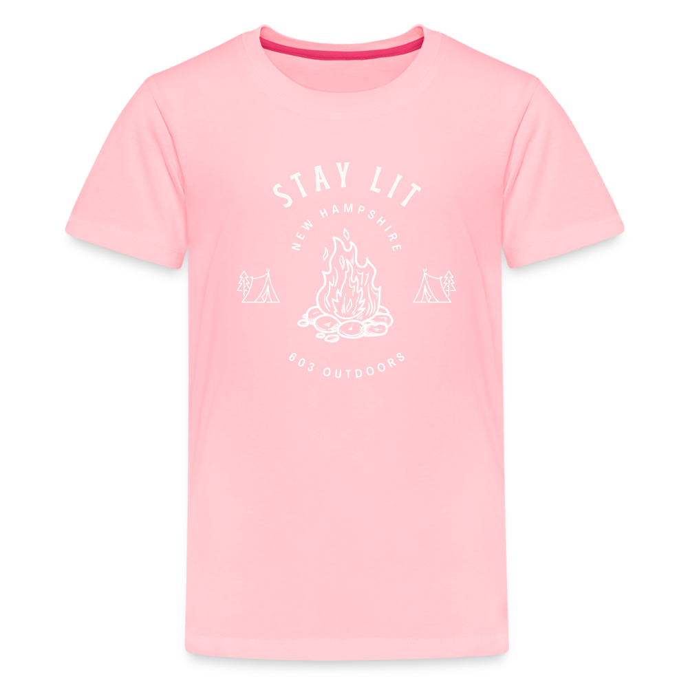 Kids' Premium Campfire T-Shirt - pink