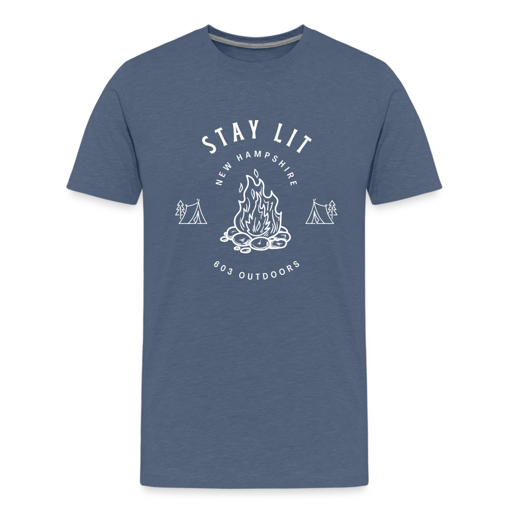 Kids' Premium Campfire T-Shirt - heather blue