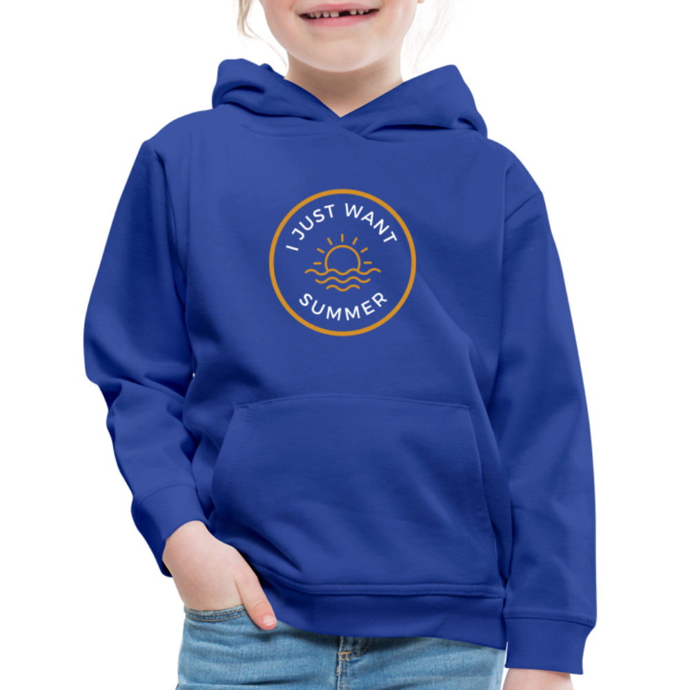 Kids‘ Premium Summer Hoodie - royal blue