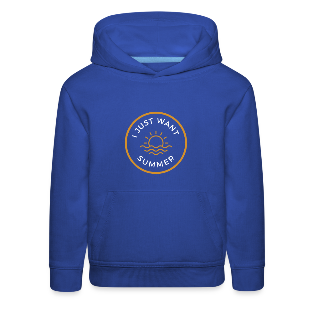 Kids‘ Premium Summer Hoodie - royal blue