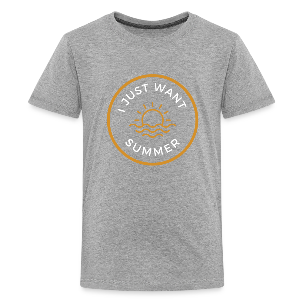 Kids' Premium Summer T-Shirt - heather gray