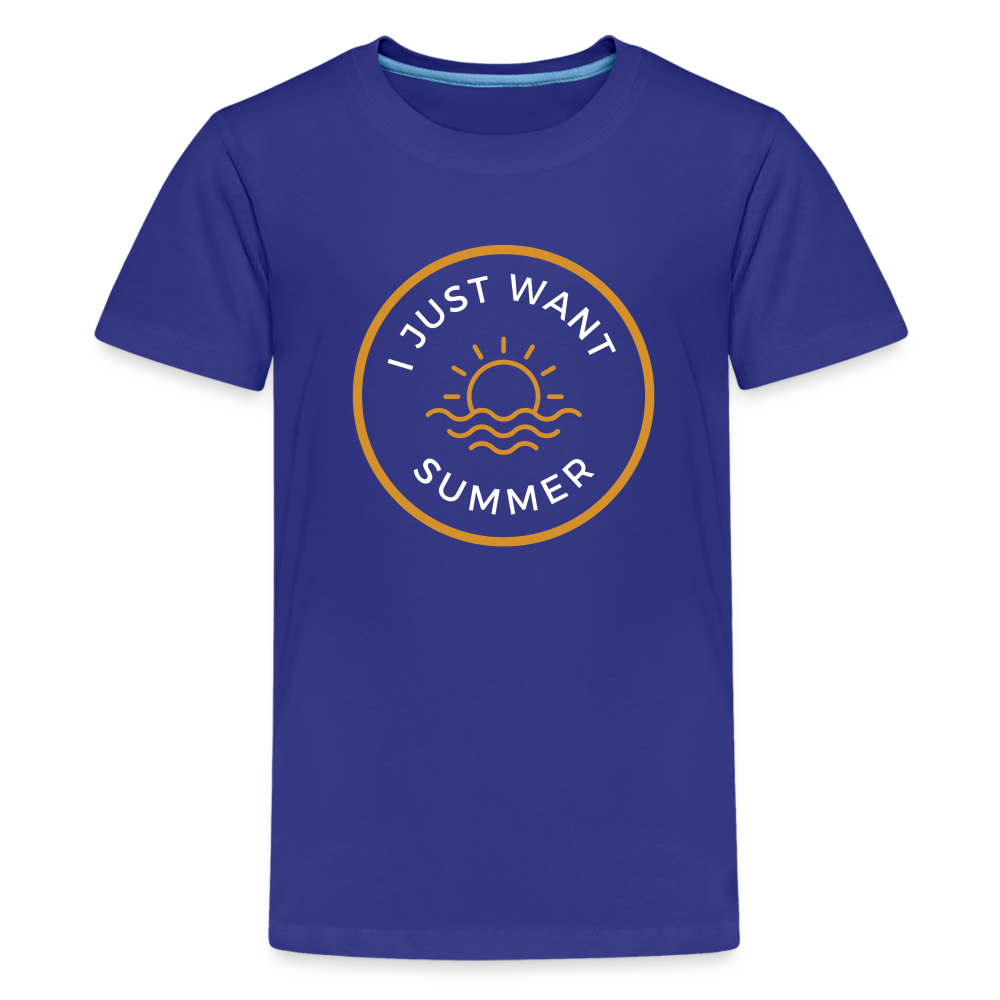 Kids' Premium Summer T-Shirt - royal blue