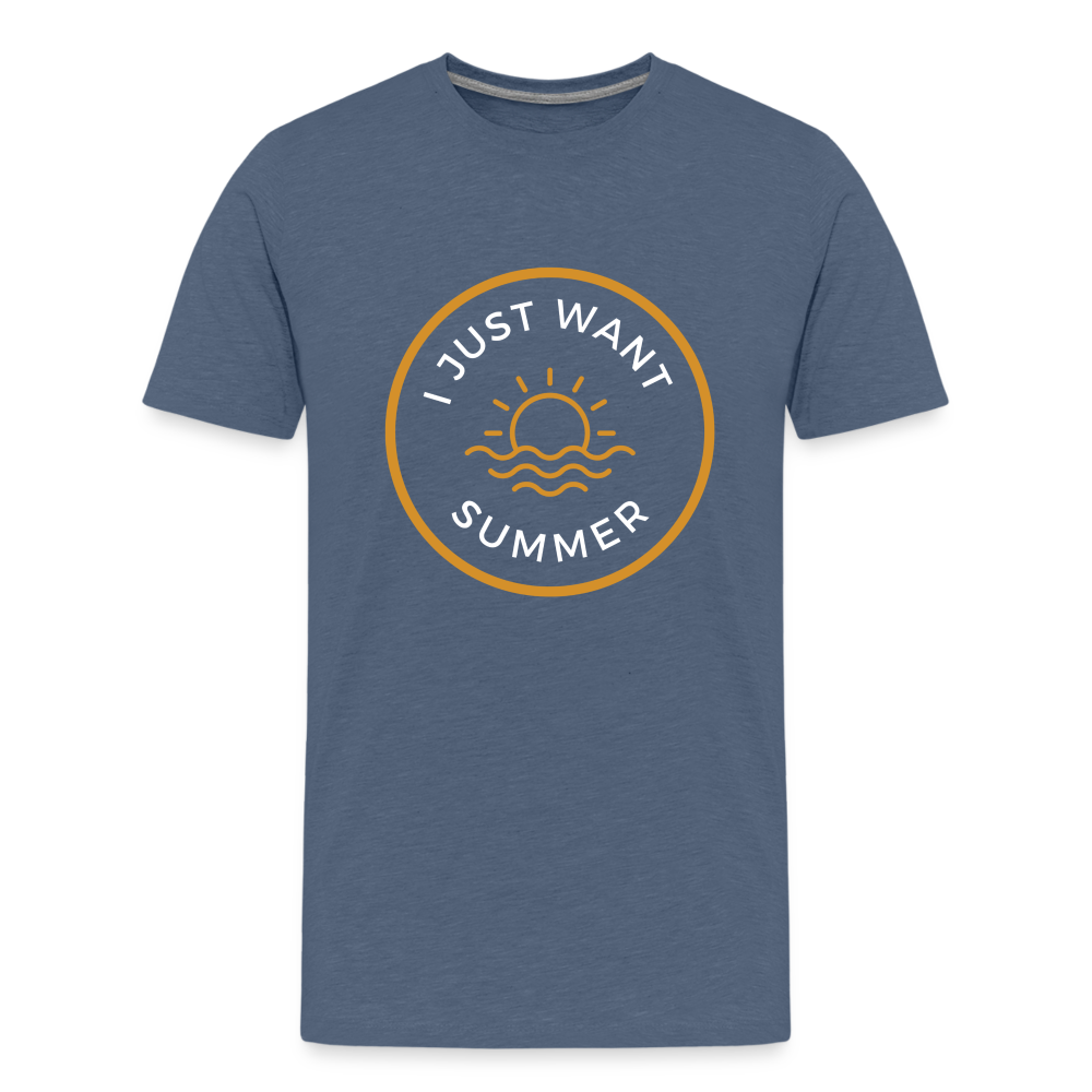 Kids' Premium Summer T-Shirt - heather blue