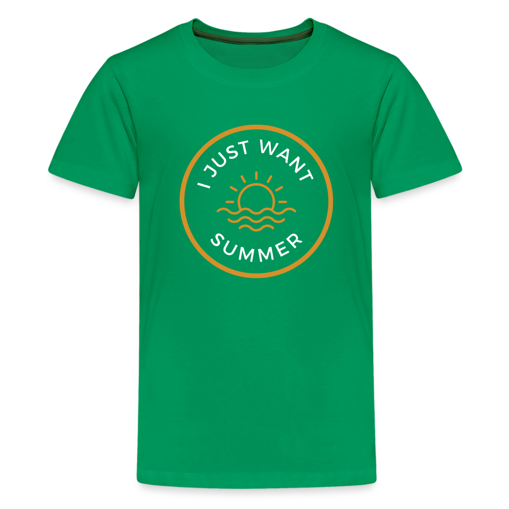 Kids' Premium Summer T-Shirt - kelly green