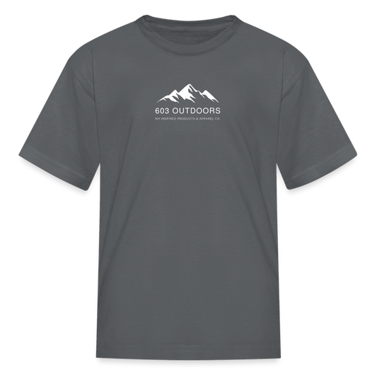 Kids' Mountains T-Shirt - charcoal