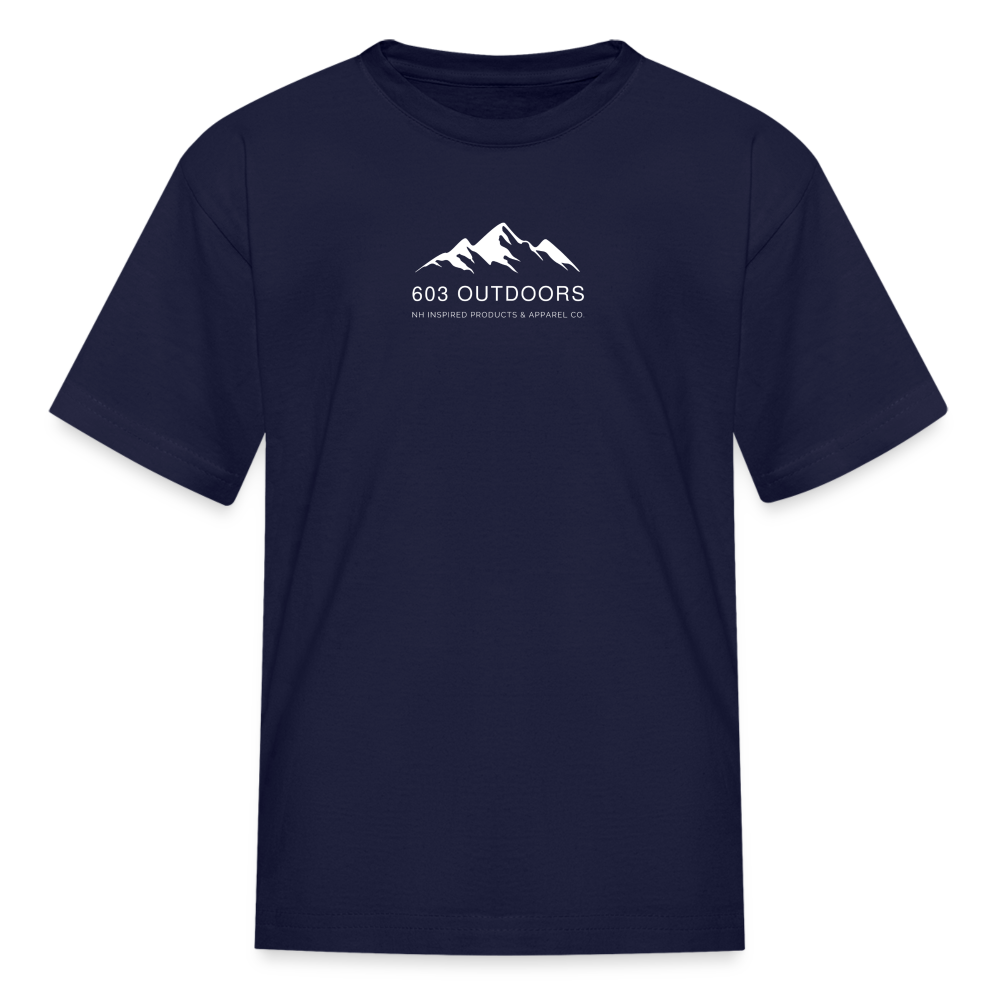 Kids' Mountains T-Shirt - navy