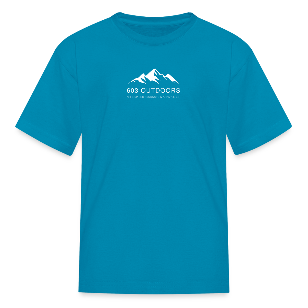 Kids' Mountains T-Shirt - turquoise