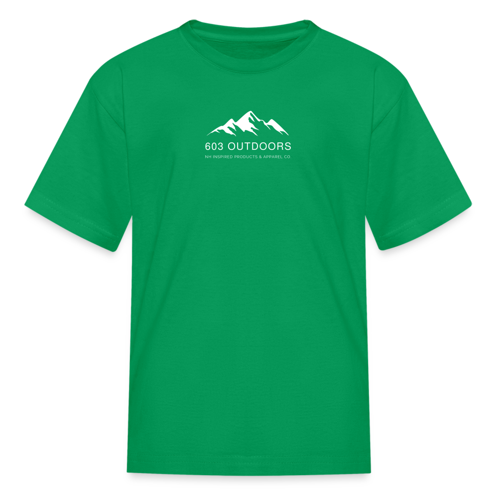 Kids' Mountains T-Shirt - kelly green