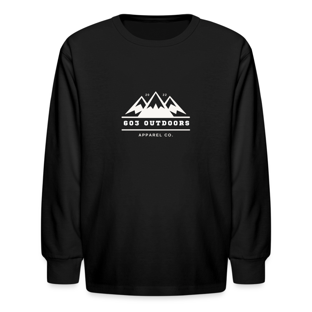 Kids' Three Peak Long Sleeve T-Shirt - black
