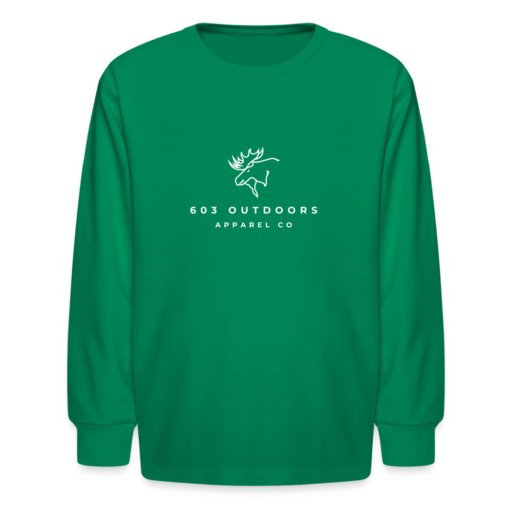 Kids' Cool Moose Long Sleeve T-Shirt - kelly green