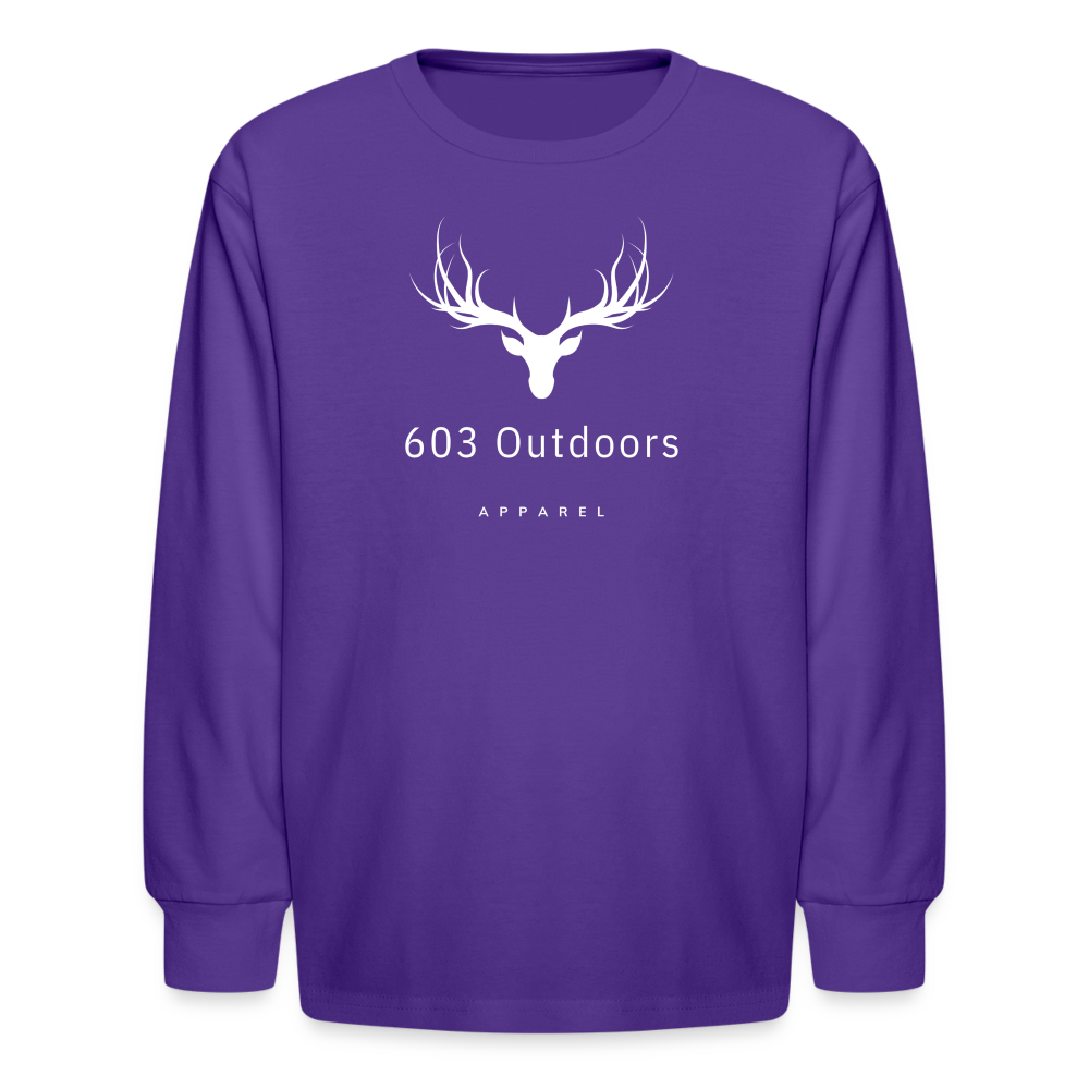 Kids' Buck Long Sleeve T-Shirt - dark purple