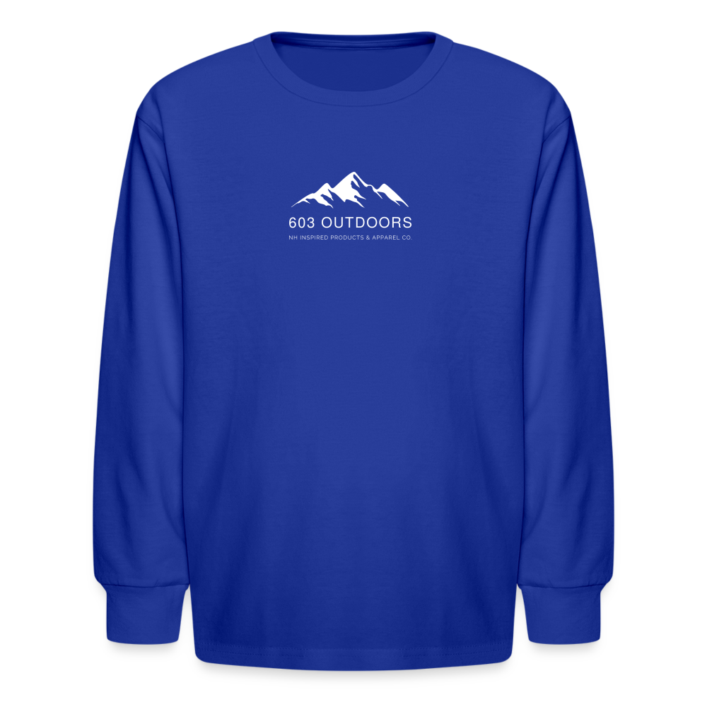 Kids' Original Mountain Long Sleeve T-Shirt - royal blue