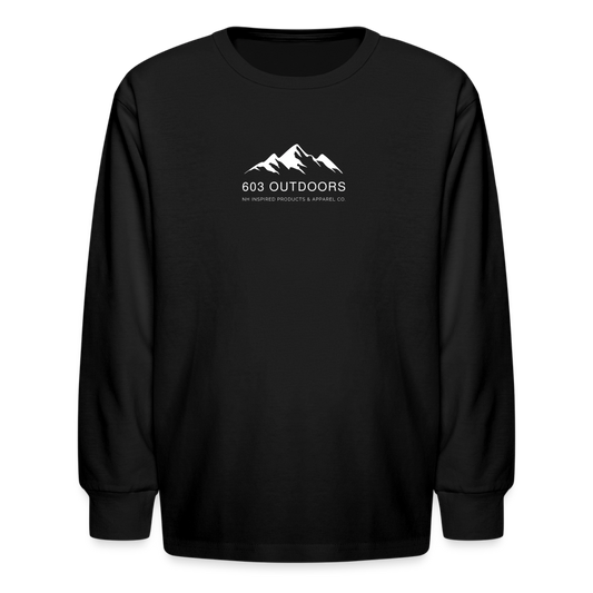 Kids' Original Mountain Long Sleeve T-Shirt - black