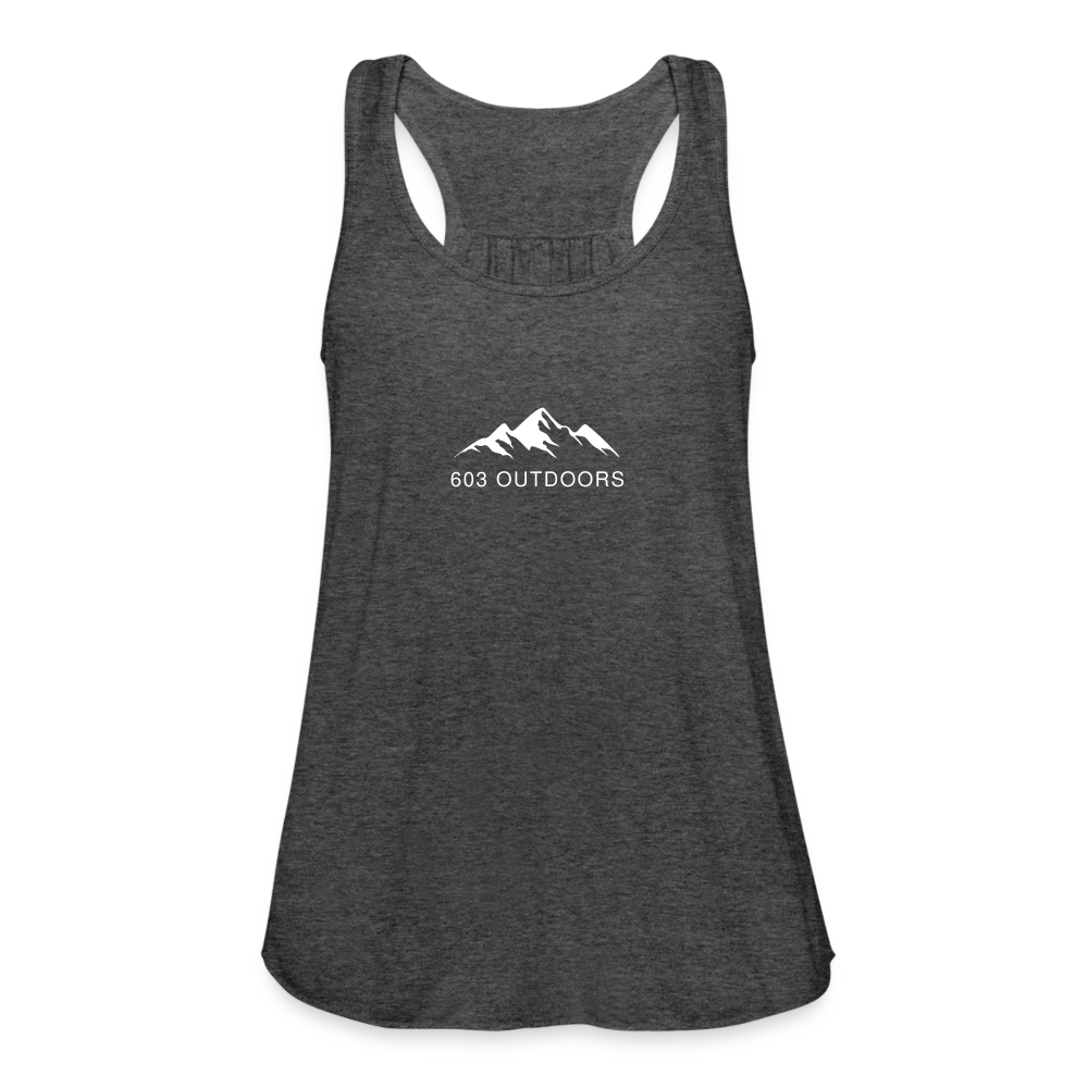 Mountain Flowy Tank Top - deep heather