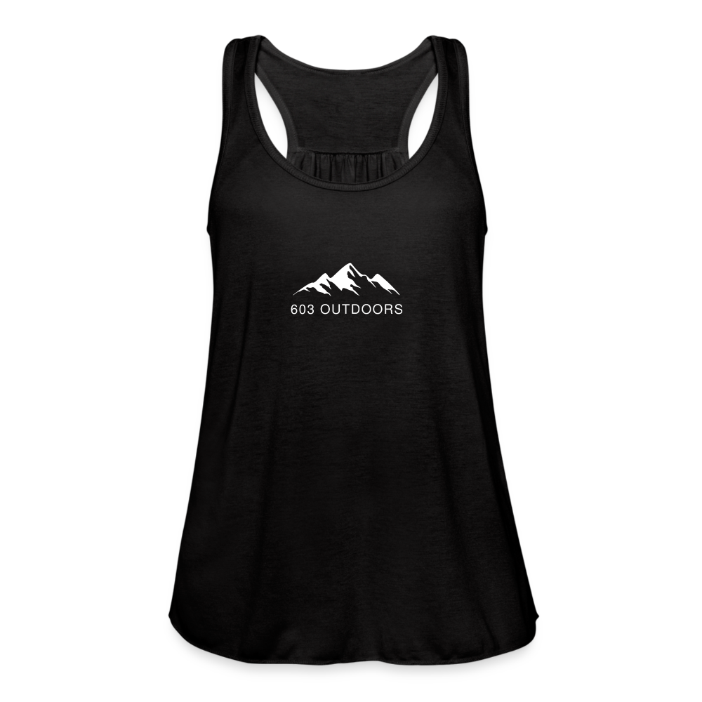 Mountain Flowy Tank Top - black