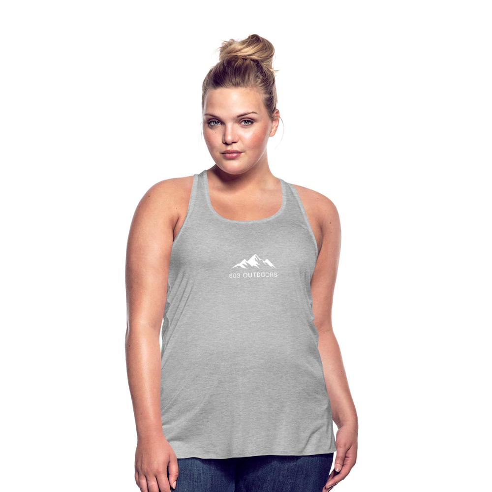 Mountain Flowy Tank Top - heather gray