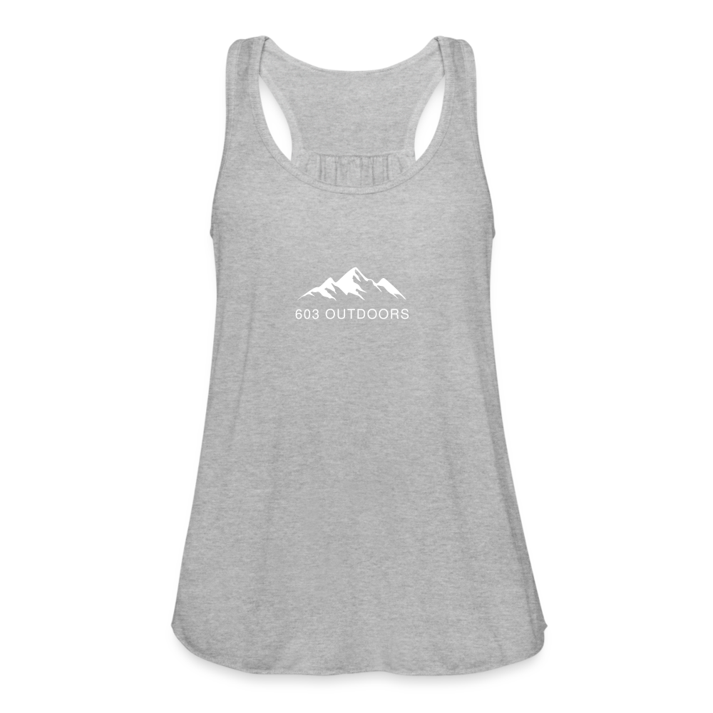 Mountain Flowy Tank Top - heather gray