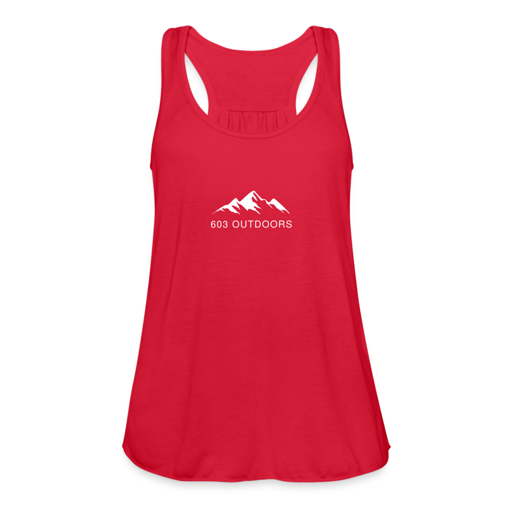 Mountain Flowy Tank Top - red