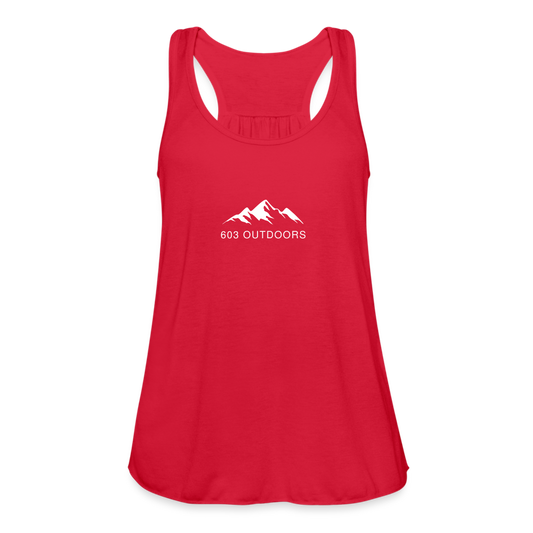 Mountain Flowy Tank Top - red