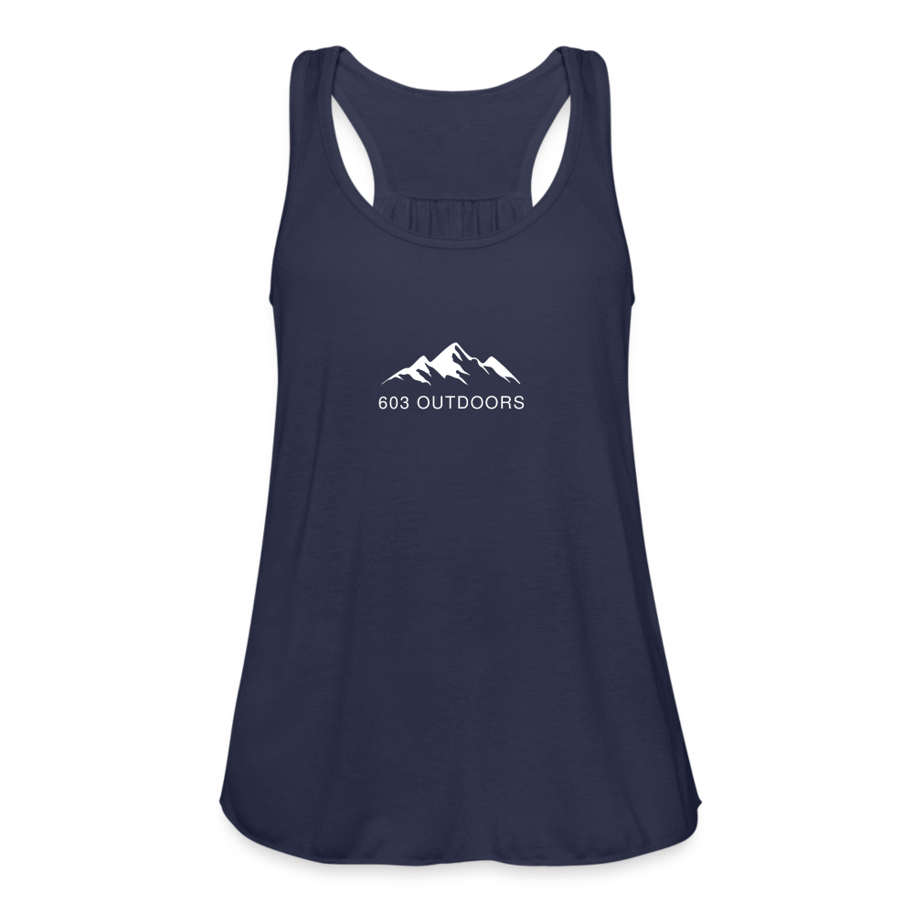 Mountain Flowy Tank Top - navy