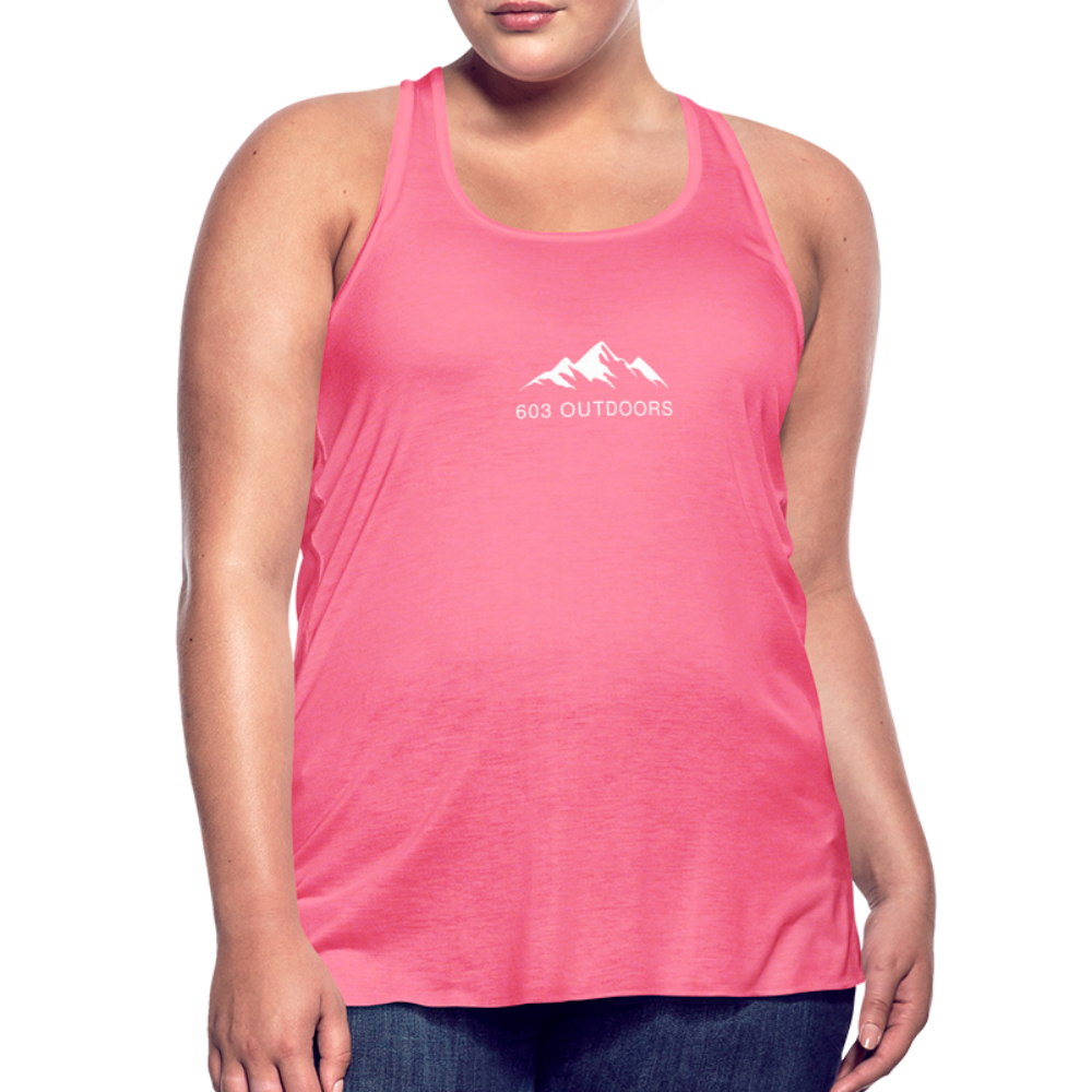 Mountain Flowy Tank Top - neon pink