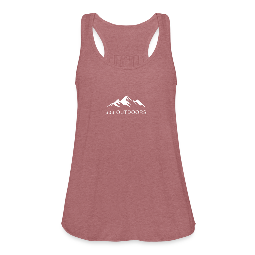 Mountain Flowy Tank Top - mauve