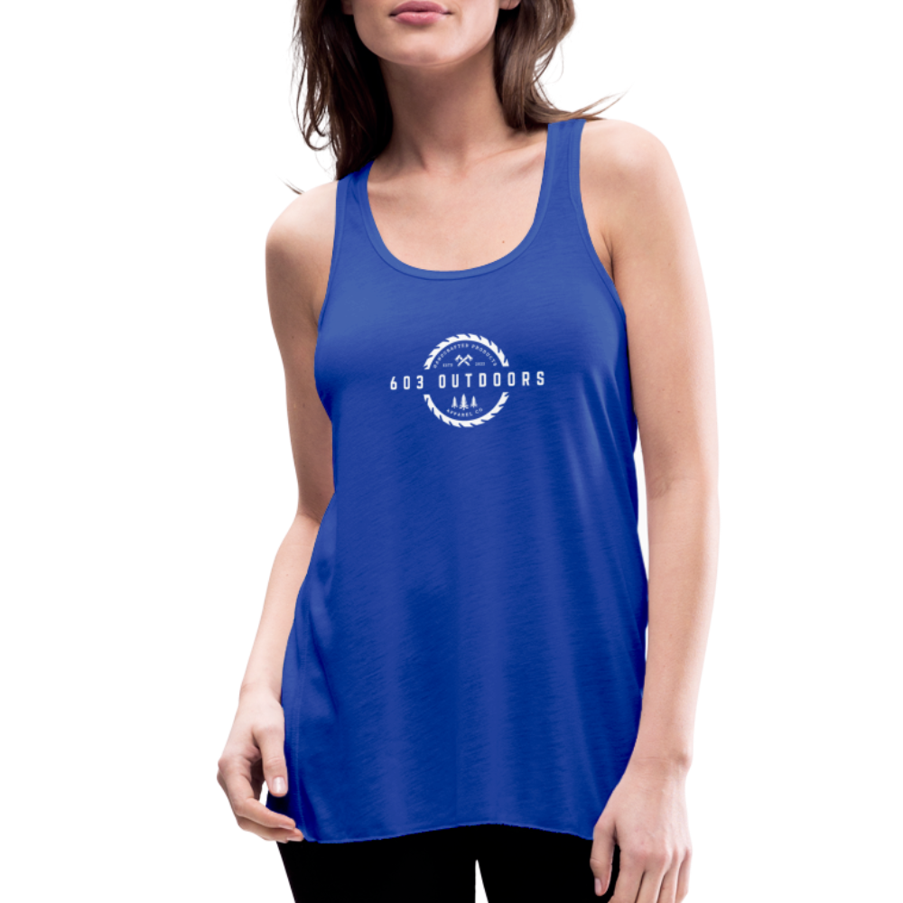 Logger Flowy Tank Top - royal blue