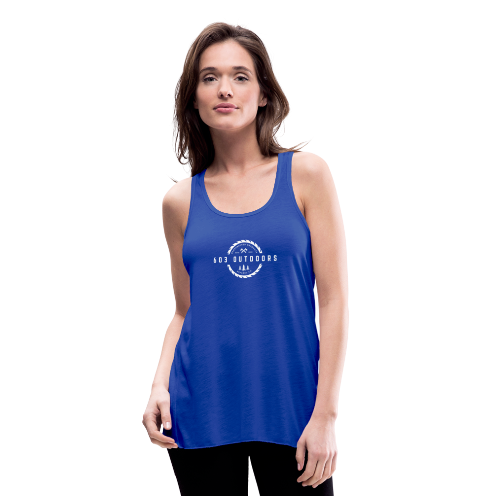 Logger Flowy Tank Top - royal blue