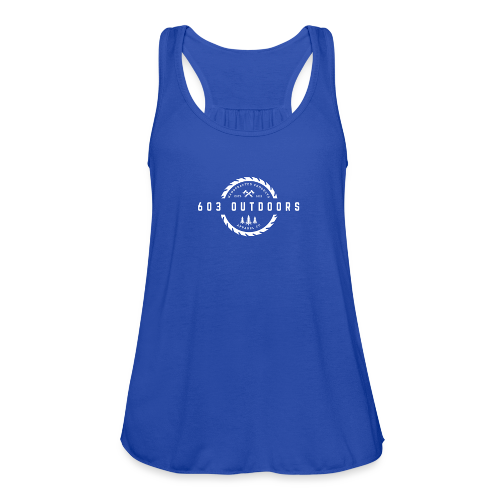 Logger Flowy Tank Top - royal blue