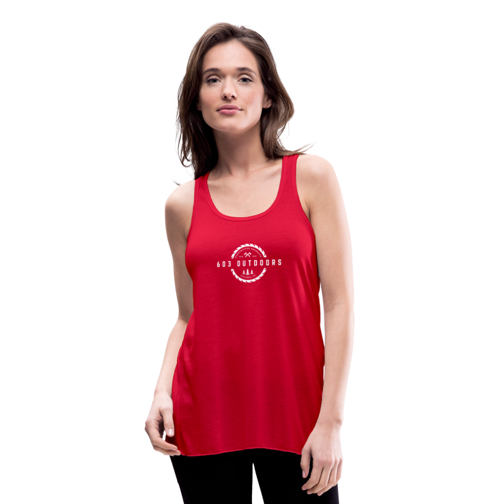 Logger Flowy Tank Top - red