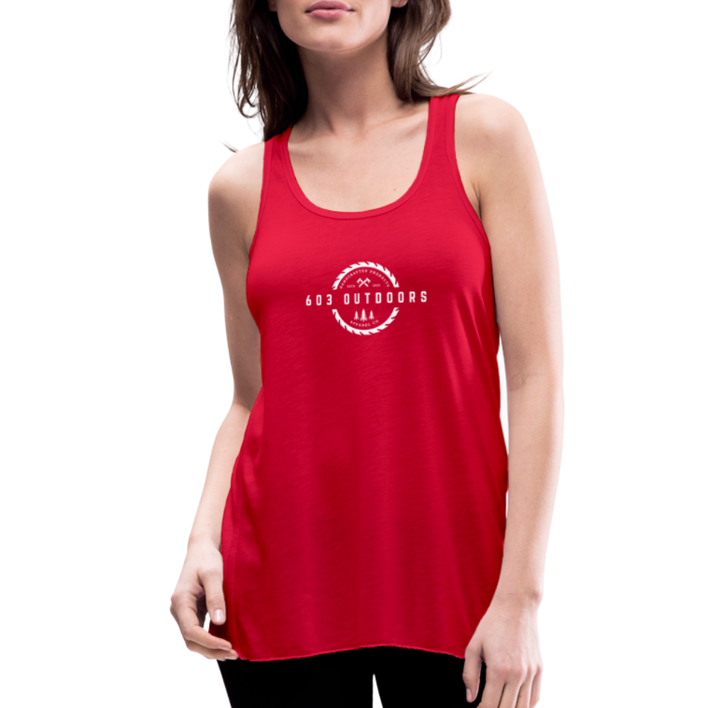 Logger Flowy Tank Top - red