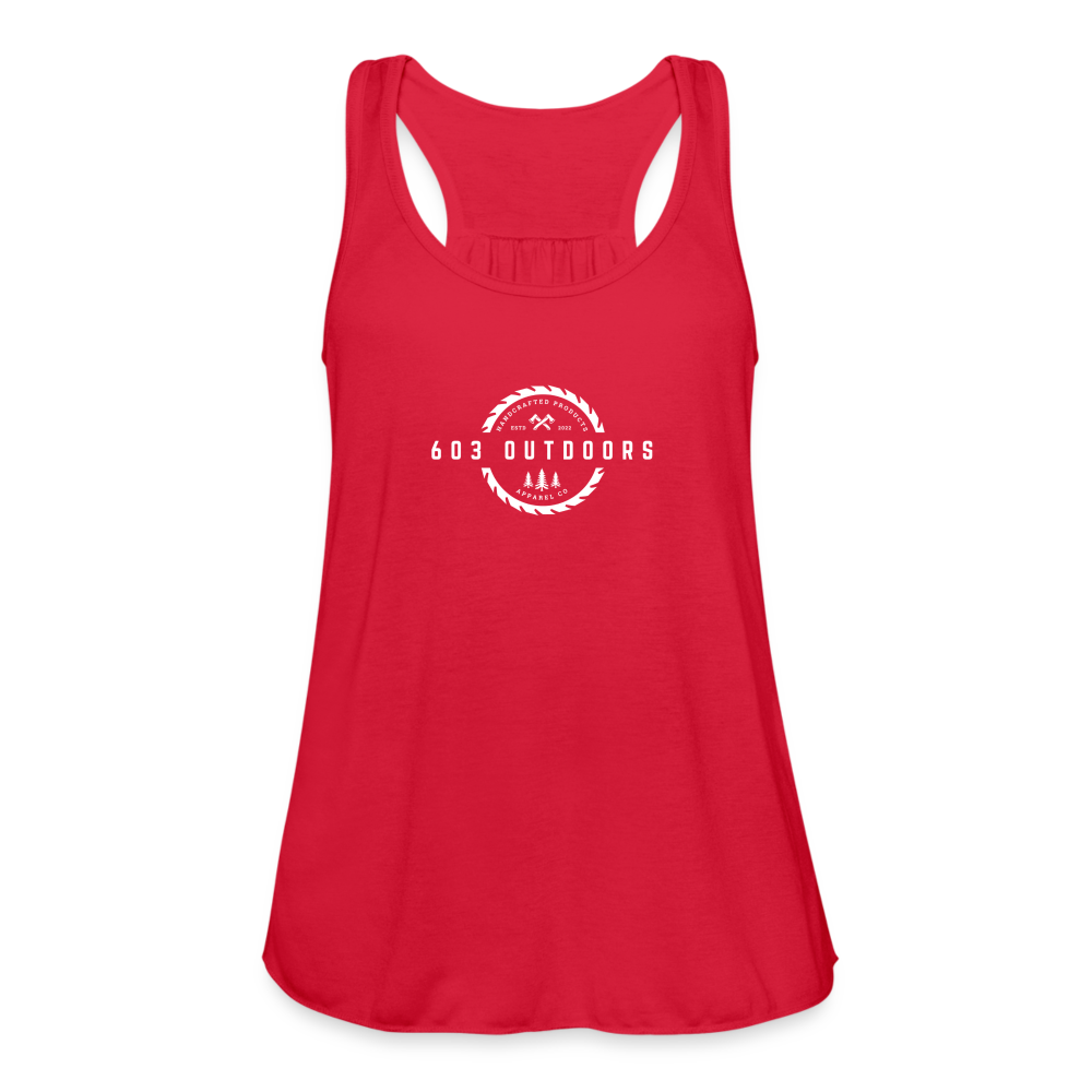 Logger Flowy Tank Top - red